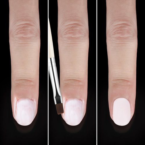 JASSINS Nail Clean Up Brushes,3PCS Gel Nail Brushes,Professional Nail Polish Remover Manicure Tools for Nail Design Painting DIY and Clean Polish Mistake on the Cuticles