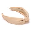 Etercycle Headband for Women, Knotted Wide Headband, Yoga Hair Band Fashion Elastic Hair Accessories for Women (khaki)