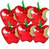 Apple balloons welcome back to school party decoration balloons red mylar apple balloon for the first day of school decoration snow white party balloons