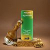 HEALTHANDWEALTH kansa Wand face Detox Bronze/Kansa Wand Body and Foot Massager with Wooden Handle for Detoxification and Deep Relaxation (Both Side Kansa Cap Medium & Mini)