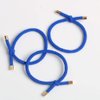 Elastic Hair Ties Elastics,Stretchy Rubber Bands,Pack of 12,Women Elastic Knotted Hair Rope Ponytail Holders for Women Girls(Blue)