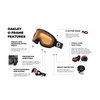Oakley O-Frame 2.0 Pro M OO7125 Matte Black w Persimmon Ski Goggles For Men For Women + BUNDLE with Designer iWear Eyewear Kit