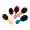 Essential Mini Hair Brush by BeaverStrong, Pocket-size Detangler Brush with Soft Bristles for Travel, Toddlers, Kids, Teens (Light Peach)