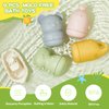 AMCHSURI Baby Bath Toys for Kids Ages 1-3, 9 PCS Mold Free Toddler Bath Toys for 2-4 Bathtub Water Toys Stackable Bath Boats and Silicone Squirt Bath Toys for Babies 6-12 Months