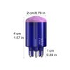 Scalp Applicator Comb for Hair Growth, Hair Oil Applicator Scalp Massager, Root Comb Applicator Bottle, Easy-to-Use Hair Oil Dispenser for Hair Care Oils Nutrients(Purple)
