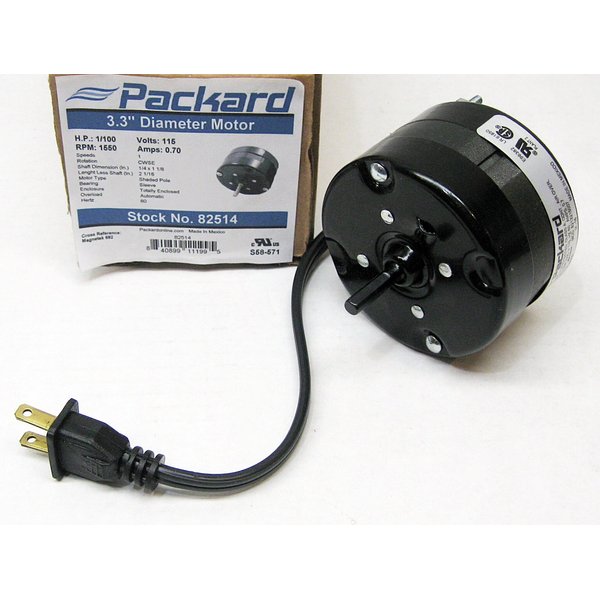 Packard Range Hood Vent Fan Motor 82514