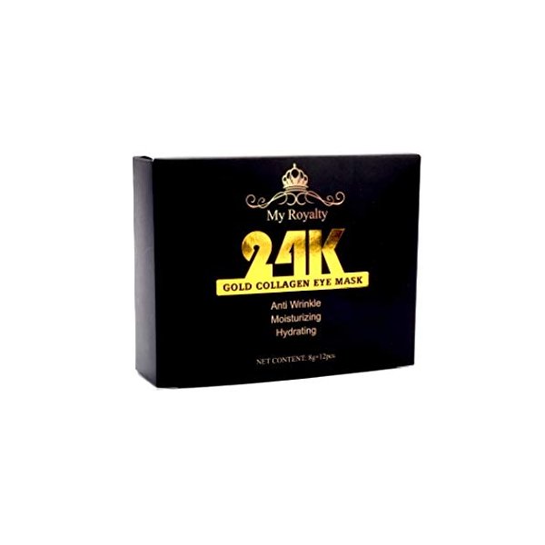 My Royalty 24K Gold Eye Mask 12 pairs collagen eye mask - anti aging, puffy eyes, tired eyes, dark circles, anti wrinkle, hylauronic acid