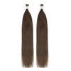 ABH AmazingBeauty Hair Real Human Hair I Tip Hair Extensions I-Tip Hair Extensions Human Hair Color 4 Chocolate Brown 50 Grams 50strands Cold Fusion Hair Extensions Human Hair 18 Inch Silky Straight