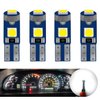 T5 LED Bulbs 74 73 37 2721 LED Bulb Canbus Error Free for Auto Car Interior Dome Door Dashboard Dash Instrument Panel Gauge Cluster Indicator Lights Lamp(White)