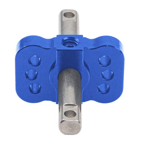 ShareGoo RC Differential Locker Spool Diff. Case Mount Compatible with 1/10 Traxxas 2WD Slash Bandit Rustler Stampede VXL Brushless 2WD RC Models Car Truck (Blue)