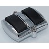 i5 Chrome Rear Brake Pedal Shifter Cover Compatible with Honda Kawasaki Suzuki & Yamaha Cruisers.