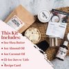 Better Shea Butter Body Butter Making Kit - DIY Kits for Adults (Raw Shea Butter, Almond Oil, Coconut Oil, 2 Jars) & Recipe Card with Link to Video Tutorial - Natural Whipped Body Lotion Making Kit
