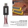 SUNGOOYUE CX405 4CH USB Battery Charger, Plastic Micro Mini USB Battery Charger for 1S 3.7V Lipo LiHV 3.8V Battery for RC Helicopter