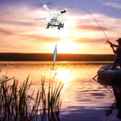 RCGEEK Compatible DJI Phantom 4 Drone Clip Drop Kit Payload Delivery Drop Transport Device Drone Release Fishing Bait Carrying Wedding Proposal Device Double Release Thrower Pin Phantom 4 Pro/Adv/Pro+