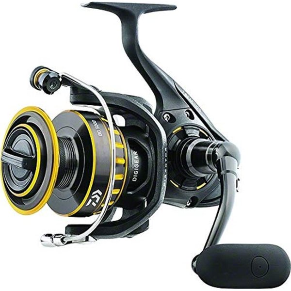 Daiwa BG1500 BG Saltwater Spinning Reel, Black/Gold