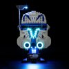 LIGHTAILING Light for Lego- 75349 Captain-Rex Helmet - Led Lighting Kit Compatible with Lego Building Blocks Model - NOT Included The Model Set