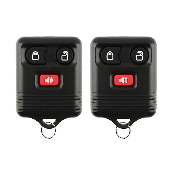 2PCS Key Fob Keyless Entry Remote, 3-Button Replacement Key Fob Keyless Entry Remote CWTWB1U345 Suitable for Ford Edge Escape Escort Excursion Lincoln Mark LT Mazda Tribute Mercury Mariner