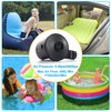 Newpol Inflatable Bed Pump, Electric Air Pump(450L/Min,110gal/Min) for Air Mattress Beds, Inflatable Swimming Pools, Swimming Ring. AC110-240V/DC12V