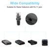 Plozoe Radar Detector Cord, USB to RJ11 Cable,RJ11 Plug Power Cable,for Escort Uniden Radenso XP Beltronics Cobra Whistler Radar Detector,Replacement Power Cable for Radar Detectors (RJ11-6.56ft)