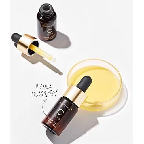 Medicube Deep Vita C Serum 2.0 || 14.5% Pure Vitamin C reduce the appearance of hyperpigmentation, dark spots, and blemishes | 16 self-tests complete | Korean skincare (10g * 3 bottles)