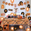 Basketball Party Decorations, Basketball Birthday Party Supplies, Include Plates, Basketball Banner, Tablecloth, Napkins, Cutlery, for Kids Boys Basketball Fans Birthday, Serves 20