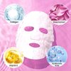 Jakuva 12PCS Deeply Moisturizing Facial Masks,Collagen Face Mask Facial Patches for Anti-Aging,Anti Wrinkle & Face Skincare,Firm Skin Softening Facial Pads,Rose Pink