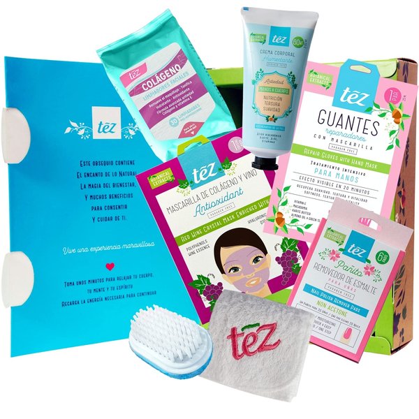 Tez Face Moisturizer BOdy Skin Care Gift Box 7 Pack 14.1 Oz