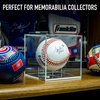 Franklin Sports Official Baseball Display Case - Plexiglass - Autograph Display - Fits Official Size Ball