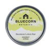 Bluecorn Beeswax Coconut Citrus Scented Lotion Bar. Organic Shea Butter, Cocoa Butter, Vitamin E, Apricot Oil & Avocado Oil. Long-Lasting Moisture for Super Dry Skin. Plastic-Free & Made in the USA.