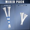 CHAMPKEY Professional 5 Prongs Golf Tees 100 Pack | 85 Driver Tees with 15 Iron/Hybrid Tees Mixed Pack | Low Friction and Resistance Golf Plastic Tees