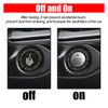Car Push Start Stop Button Cover, Rotary Ignition Protective Cover Anti-Scratch Start Stop Button Decorative Cover, Universal Car Interior Accessories Key Ignition Switch Cover (Middle Finger - Black)