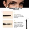 6 Pairs Eyebrow Tattoo Auxiliary Stickers A B C Eyebrow Shape 2 Pairs Each Professional Semi Permanent Auxiliary Sticker for Microblading TgoBeauty (6 Pairs Sticker+1 Brown Brow Pen)