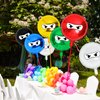 Hungdao 6 Pcs 21 Inches Ninja Balloons Colorful Ninja Theme Party Supplies Ninja Aluminum Film Balloon Birthday Party Favors
