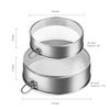 Webake Sieve 6-Inch, 8-Inch Sieves Fine Mesh Strainer Set of 2 Stainless Steel Sifter Round Flour Sieve for Baking Straining Powdering
