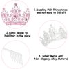 YARIEW Pink Sweet 16 Sash and Tiara Set, Sweet 16 Birthday Decorations for Girls, Birthday Crown and Sash, 16th Birthday Gifts for Girls, Sweet Sixteen Gifts for Girls…