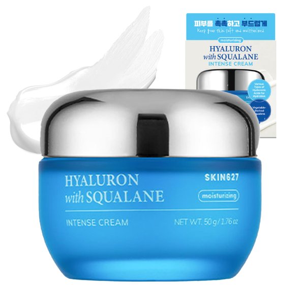 Innerest SKIN627 Daily Face Moisturizer, Face Cream, Facial Cream 1.76 oz Korean Skin Care Korean Moisturizer - Hyaluron with Squalane