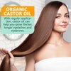 Jamaican Black Castor Oil, Organic Castor Oil for Hair Growth, Cold Press Unrefined, Thicker Eyelashes and Eyebrows, Massage Oil for Aromatherapy 120ML