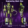 WULOBOOI Mech Building Block Sets, 6 in 1 STEM Engineering Vehicles Transforming Robot Educational Car Toys, Creative Party Favors Gifts for Adults Boys Kids Ages 8-12 14, 517 PCS