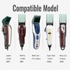 3 Inch Clipper Guards, Hair Clipper Guide Combs Premium for Wahl Clippers Mega Cutting Guides/Combs with 8 Cutting Lengths from 1.25-3 Inch Fit Most Size Wahl Clippers (8pcs From 1.25-3 Inch, Green)