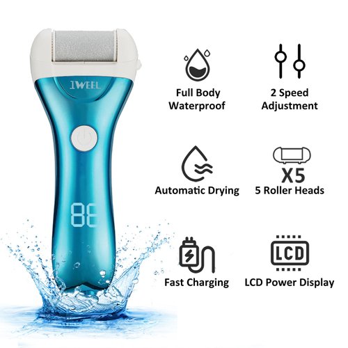 Electric Foot Callus Remover, Rechargeable Electronic Foot File Pedicure Kits, Electric Callus Remover for Feet, Foot Scrubber Dead Skin Remover, Professional Foot Care for Dead Skin Ideal Gift