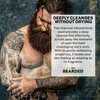 Live Bearded All-Natural Charcoal Body Wash for Men, Exfoliating Moisturizing Body Wash with Charcoal, Men’s Shower Gel - Bourbon, Bitters, Citrus