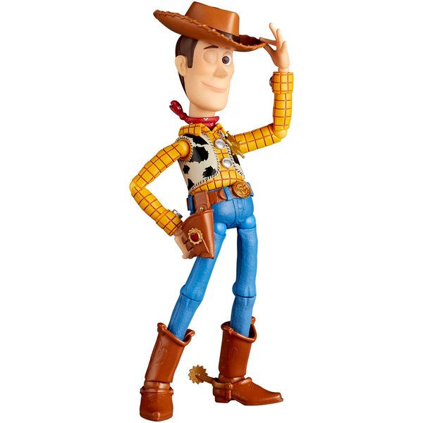 Kaiyodo Revoltech Toy Story Woody Ver.2, Total Height Approx. 5.9 inches (150 mm), Non-scale, PVC & ABS, Pre-painted Action Figure