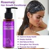 Rosemary Oil Hair Growth Serum with Biotin,Castor Oil Hair Growth Conditioner,Scalp & Thinning Hair Loss Treatment for Smoother,Thicker,Fuller Hair