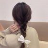 9 Pcs Bow Elastic Hair Ties Bowknot Ponytail Holder Hair Scrunchies Cute Bridal Bow Hair Bands Hair Ropes Hair Styling Accessories for Thick Thin Women Girls