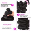UNICE Malaysian Body Wave Human Hair Weave 3 Bundles 100% Unprocessed Virgin Human Hair Weave Sew In Human Hair Extensions Natural Color 16 18 20 inch