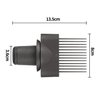 NINEBIRD Wide-Tooth Comb Attachment Nozzles for Dyson Supersonic Hair Dryer Hd01 Hd02 Hd03 Hd04 Hd08 Tools Accessaries Parts (Wide-Tooth Comb), Black
