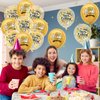 Gold Happy Birthday Party Balloons 18Pcs 12 Inch Metallic Birthday Latex Balloons Confetti Balloons Gold Birthday Decorations for Kids Boys Girls Women Men Birthday Anniversary Party Supplies