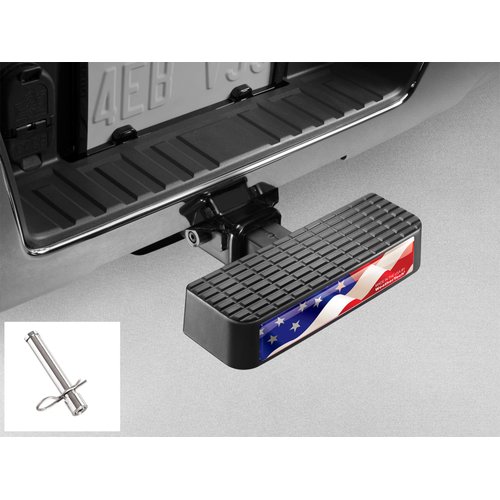WeatherTech BumpStep USA with Stainless Steel Hitch Pin 8ABS2WHP6