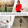 2-in-1 Cordless Skipping Rope With Counter Ropless Skipping Rope with Counter Smart Digital Gravity Ball Jump Rope with LCD Display Jumping Rope for Adult Kids Fitness