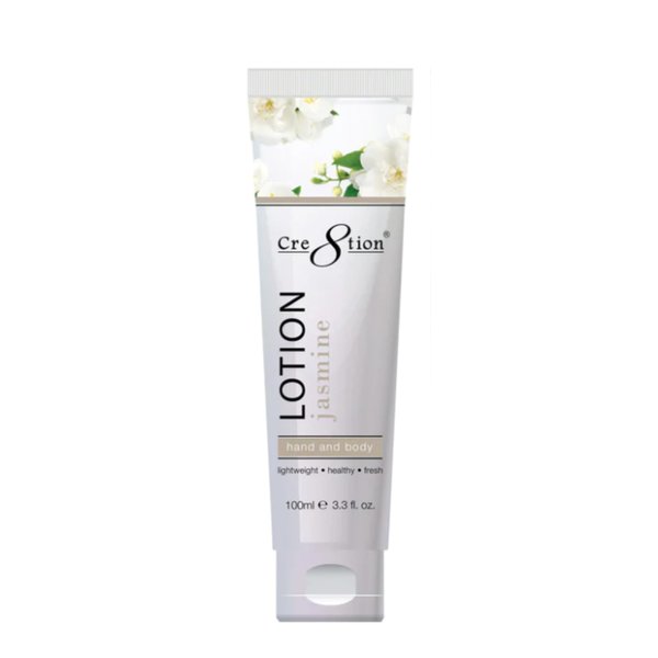 Tori + Mika Creation Jasmine Spa Hand & Body Lotion - Non Sticky lotion - Nourishing Skin Lotion Moisturizer Cream From Dryness, Cracked and Flaking - Perfect for Travel Daily Compact Size